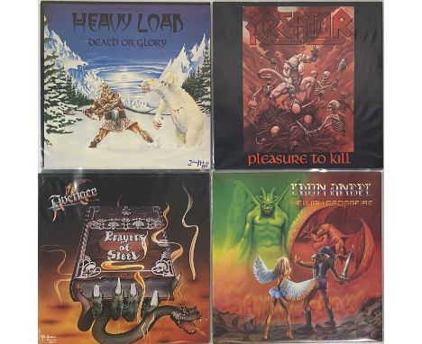 METAL - GERMAN/SWEDISH ARTISTS - LP RARITIES. Killer pack of 4 x LP rarities featuring artists from Germany and Sweden. Title
