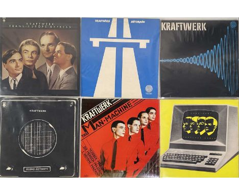 KRAFTWERK - LP COLLECTION. Smart selection of 6 x LPs from arguably the most important innovators of electronic music. Titles