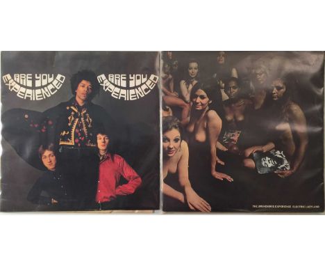 JIMI HENDRIX - ELECTRIC LADYLAND/ARE YOU EXPERIENCED LPs (ORIGINAL UK PRESSINGS). Brill bundle of 2 x og UK pressing LPs from