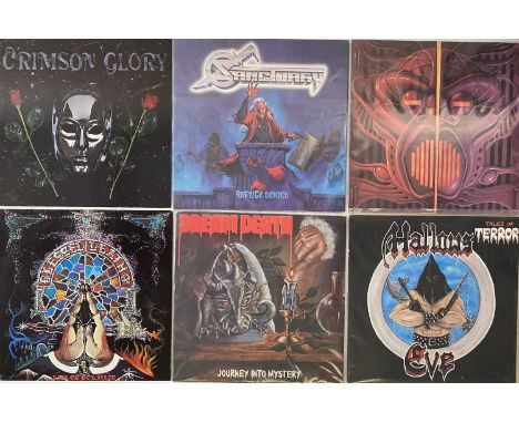 METAL - USA ARTISTS - LP RARITIES. Brutal selection of 8 x LPs featuring artists from the US. Titles are Dream Death - Journe