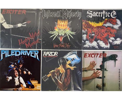 METAL - CANADIAN ARTISTS - LPs. Crossing the Atlantic with these 9 x hard to find original title LPs from Canadian artists. T