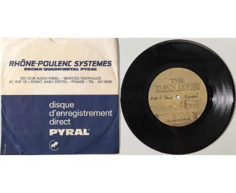 GENESIS - KEEP IT DOWN (DARK) - ORIGINAL UK 7" TOWN HOUSE ACETATE RECORDING). Virtually non-existent original UK 7" Town Hous