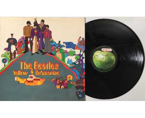 THE BEATLES - YELLOW SUBMARINE LP (ORIGINAL UK MONO COPY WITH FACTORY SAMPLE STICKERED LABEL - PMC 7070). Great clean example