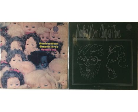 MANFRED MANN CHAPTER THREE - VERTIGO LP RARITIES. A smashing pack of the 2 studio LPs by British jazz-rock/ fusion group Manf