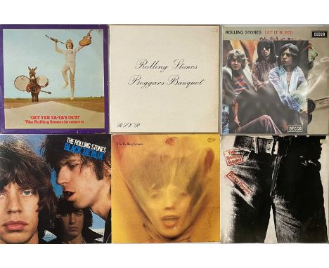 THE ROLLING STONES/RELATED - LP COLLECTION. Ace collection of 7 x LPs including collectable pressings. Titles are Let It Blee