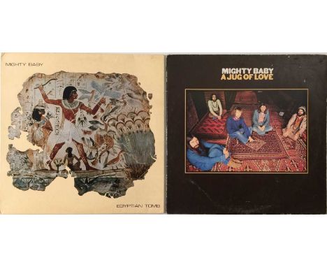 MIGHTY BABY - A JUG OF LOVE LP (ORIGINAL UK COPY - PLUS EGYPTIAN TOMB RE). The best bundle around(?!) of 2 x LPs from Mighty 