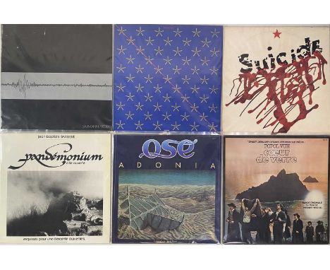 ELECTRONIC/KRAUTROCK - LP RARITIES. Special offering of 9 x essential LPs for any collection. Titles are Suicide - Suicide (U