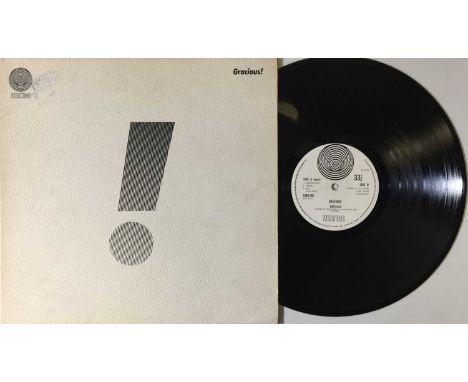 GRACIOUS - GRACIOUS LP (UK VERTIGO - LARGE SWIRL - 6360 002). An excellent copy of the self-titled debut album by short-lived