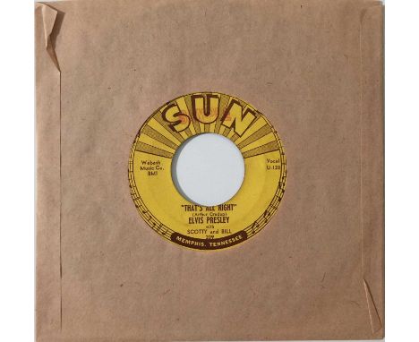 ELVIS PRESLEY - THAT'S ALRIGHT 7" (ORIGINAL US SAMPLE SUN 209 COPY). Lovely example of SUN 209 from Elvis, Scotty and Bill wi