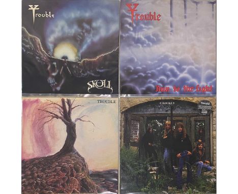 TROUBLE - LP COLLECTION. Expert pack of 4 x original LPs from Illionois Doom masters Trouble. Titles are Run To The Light (US