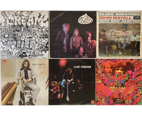 CREAM &amp; RELATED - LP/7" COLLECTION. Expert collection of 8 x LPs plus 9 x 7" featuring Cream and their band members. LPs 