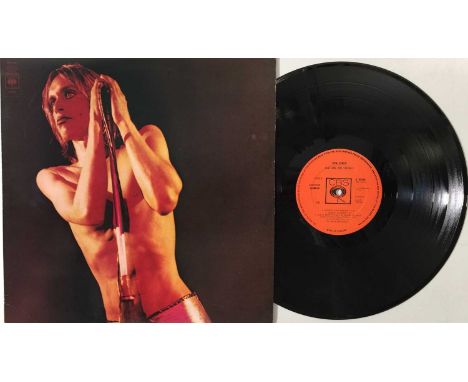 IGGY AND THE STOOGES - RAW POWER LP (ORIGINAL UK COPY - CBS S 65586). A lovely condition original UK copy of the classic 1973