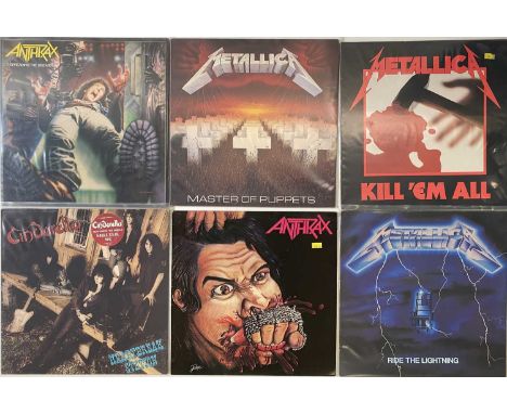 HEAVY METAL/THRASH - LP COLLECTION. At full speed with this collection of 10 x essential Heavy Metal/Thrash LPs. Titles are M