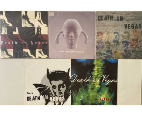 DEATH IN VEGAS/SPIRITUALIZED - LP/12" COLLECTION. Wicked pack of 3 x LPs plus 2 x 12" (5 releases in total) featuring Death I