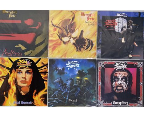 MERCYFUL FATE &amp; RELATED (KING DIAMOND) - LP COLLECTION. Heading to Denmark with this mega collection of 7 x LP rarities f