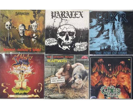 METAL - UK ARTISTS - LP RARITIES. Screamin' collection of 5 x LPs plus 1 x 12" (6 releases in total) featuring NWOBHM raritie