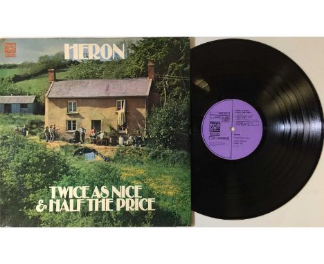 HERON - TWICE AS NICE &amp; HALF THE PRICE 2 LP (UK STEREO - DAWN - DNLS 3025). A wonderful copy of Twice As Nice &amp; Half 