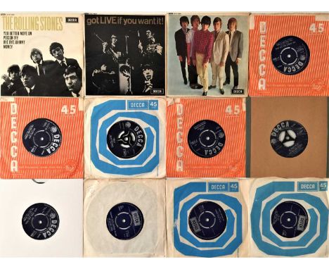 ROLLING STONES - 7" COLLECTION. Superb collection of 27 x 7". Titles  include The Rolling Stones inc. You Better Move On (DFE