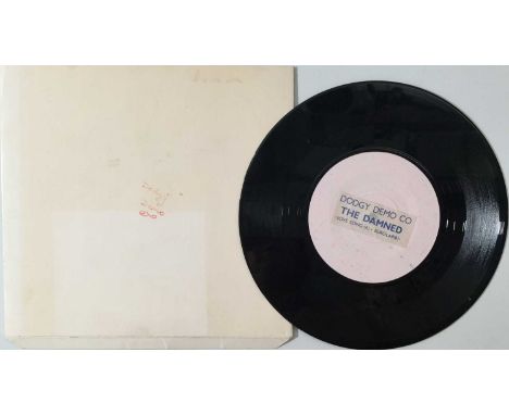 THE DAMNED - LOVE SONG/BURGLAR 7" (ORIGINAL UK PROMO - DODGY DEMO CO SGS 105). Extremely tough to find original 1978 UK 7" de