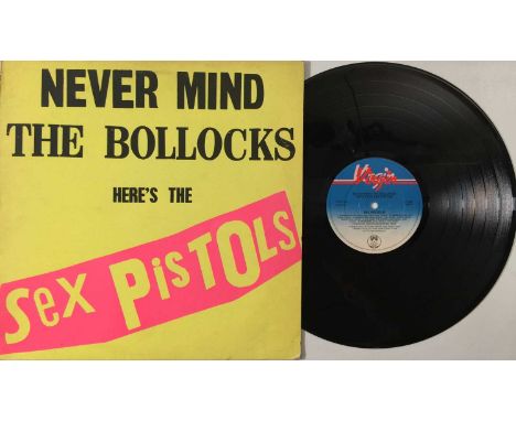 SEX PISTOLS - NEVER MIND THE BOLLOCKS LP (UK 'BLANK REVERSE' COPY - VIRGIN V 2086). Ever desirable early UK copy of the iconi