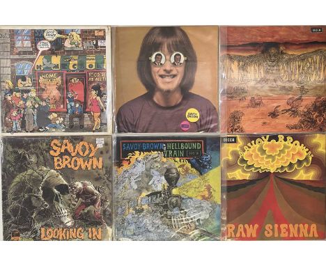 SAVOY BROWN - LP PACK. A glorious pack of 7 LPs by British blues-rock group Savoy Brown, including some original pressings. T