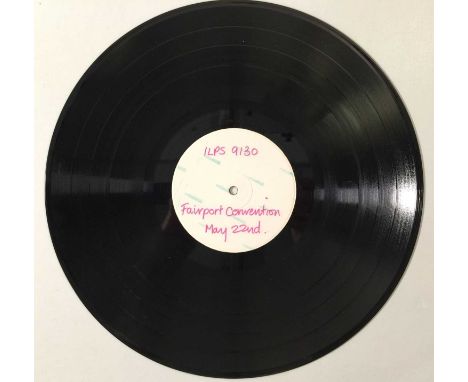 FAIRPORT CONVENTION - FULL HOUSE LP (ORIGINAL UK WHITE LABEL TEST PRESSING - ISLAND ILPS 9130). Great to see original UK whit