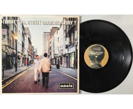 OASIS - (WHAT'S THE STORY) MORNING GLORY? LP (ORIGINAL UK COPY - CREATION CRE LP 189). Listen Up, here's a lovely condition o