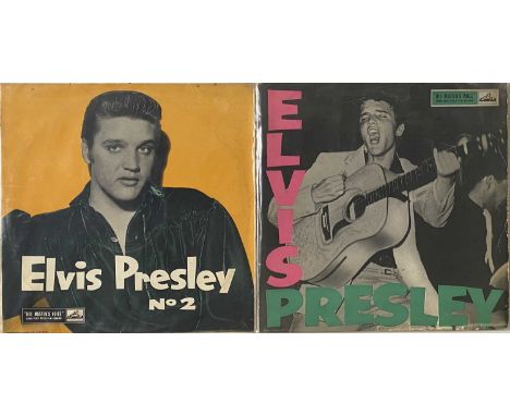 ELVIS PRESLEY - ROCK 'N' ROLL 'NUMBERS 1 &amp; 2' LPs (ORIGINAL UK COPIES). Well presented original UK copies of the first 2 