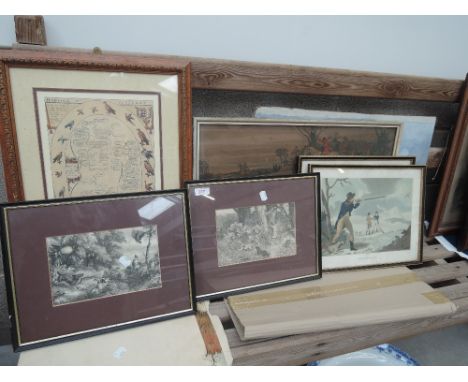A selection of hunting and shooting prints and engravings