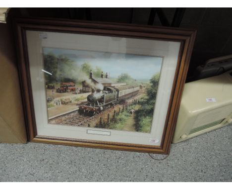 A print, steam train interest