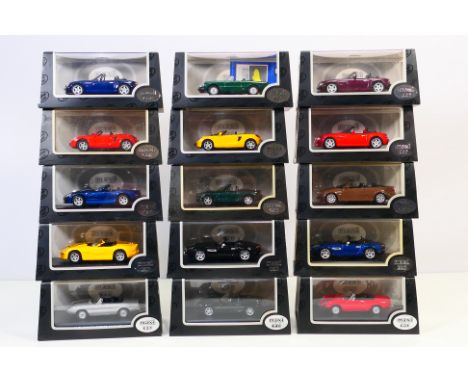 Dicast, Maxi Car - A collection of 15 boxed/cased Maxi Cars, in 1:43 scale, to include models: Alfa Romeo Spider 2000 Veloce,