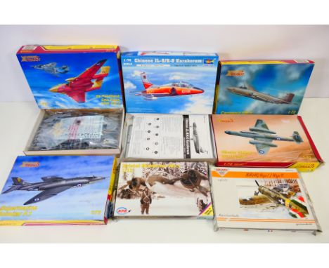 Xtrakit - MPM - Trumpeter - Legato - Seven boxed 1:72 scale plastic military aircraft model kits. Lot includes Xtrakit #XK720