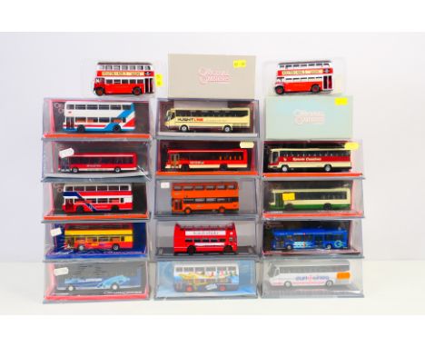 Corgi, Original Omnibus - A fleet of 15 boxed diecast model buses, in 1:76 scale including Corgi, #OM45103 MCW Metrobus MkII 