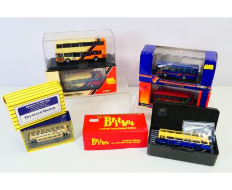Creative Master Northcord Ltd - Britbus - Forward Models - A group of six boxed diecast model buses in 1:76 scale. Lot includ