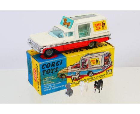 Corgi - A boxed Kennel Club Chevrolet Impala # 486. The model appears in Good overall condition but there is some glue residu