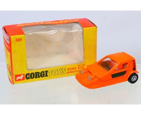 Corgi - A boxed Bond Bug 700 ES # 389. The model appears Mint in a Very Good box. (This does not constitute a guarantee) [ba]