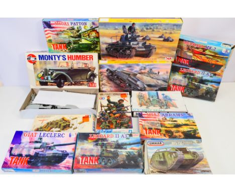 CMK - Airfix - Tamiya - Others - A collection of military vehicle and figure kits in 1:35 and 1:32 scales. Lot includes CMK #