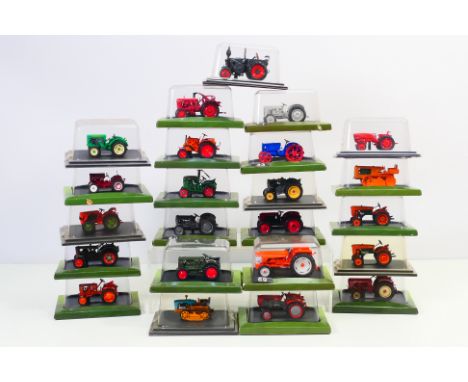 Hachette - A group of 23 boxed diecast vehicles by Hachette in 1:43 scale (approx 6 cm long) Predominately tractors, to inclu