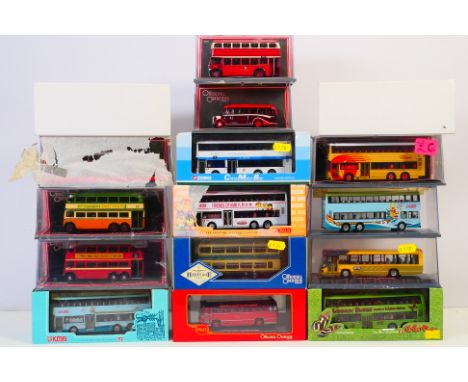Corgi - KMB - The Originals Omnibus - A group of 14 boxed diecast model buses/coaches. Lot includes #43701 Q1 Trolleybus Lond