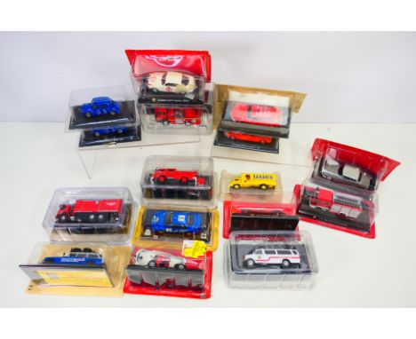 Atlas Editions, delPrado - A mixed collection of diecast vehicles in various scales, some rescue  themed, to include: delPrad
