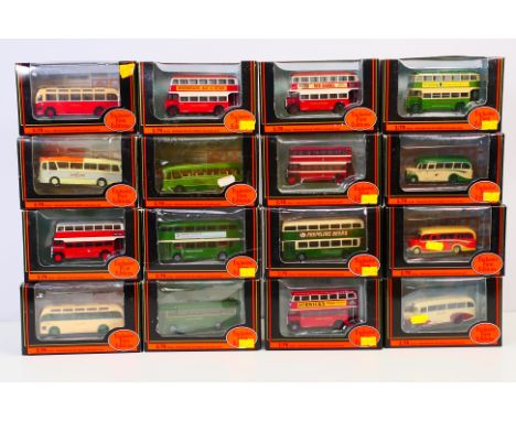 EFE - 16 diecast 1:76 scale model buses from EFE. Lot includes EFE #272010A Leyland Titan TD1 Double Deck Bus 'Bolton Corpora