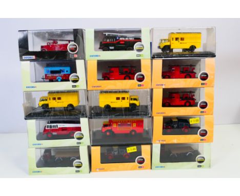 Oxford Diecast - 15 boxed diecast 1:76 scale model vehicles from various Oxford Diecast ranges. Lot includes Oxford Diecast #
