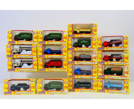 Classix (Pocketbond) - A collection of 17 boxed model 1:76 scale vehicles from Classix. Lot includes Classix EM76305 Ford Tha