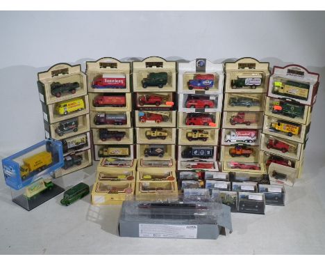 Lledo - Cararama - A mixed group of 53 boxed and unboxed diecast models of various scale. Lot includes #44001 1937 Scammell 6