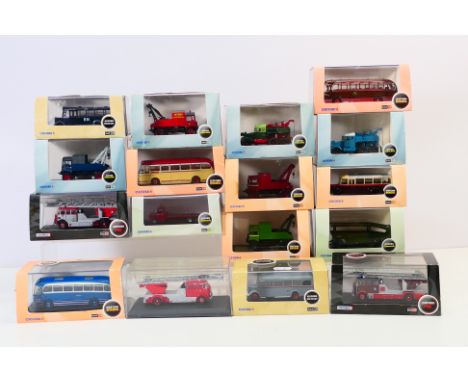 Oxford Diecast - 17 boxed diecast 1:76 scale model vehicles from various Oxford Diecast ranges. Lot includes Oxford Diecast #