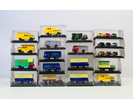 Oxford Diecast - Hornby - A group of 18 boxed diecast 1:76 scale models Trucks and Transport vehicles. Lot includes #76FIRE00