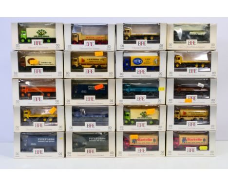 EFE - 20 boxed diecast 1:76 scale AEC diecast commercial vehicles from EFE. Lot includes EFE #10502 AEC Mammoth Major 3 Axle 