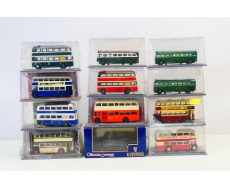 Corgi - The Originals Omnibus - A group of 12 boxed diecast models transport vehicles. Lot includes #40703 Bristol K/ECW Prem