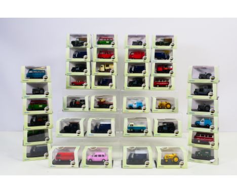 Oxford Diecast - A boxed collection of 40 1:76 scale diecast Oxford Diecast model vehicles. Lot includes #76TRAC003 Yellow Hi