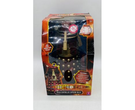 A boxed Character Options Ltd Doctor Who Radio Controlled Supreme Dalek (Item No 02832 - Dalek height 12")